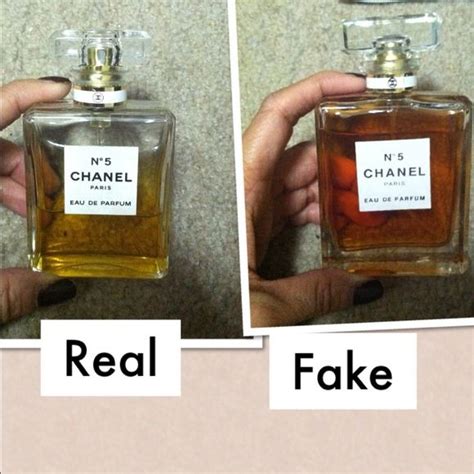 chanel no 5 real vs fake box